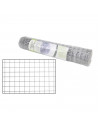 Tradineur - Rollo de malla metálica galvanizada cuadrada gris, 0,5 x 5 m, valla, cierre de alambre, mallado 25 x 25 mm, ideal pa