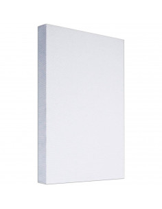 Lienzo blanco para pintar 90 x 120 x 3,4 cm, 100% algodón, válido para todo tipo de pinturas: acrílica, óleo, acuarela, ideal pa