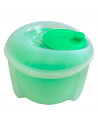 Centrifugadora de ensalada 4,5 litros de plástico, modelo Diana, escurridor, secadora manual para lechuga y verduras, mecanismo