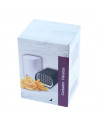 Cortador de patatas manual de acero inoxidable y plástico 13,5 x 9,5 x 8,5 cm, cortador de verduras para freir, calabacín, beren