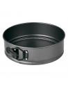 Tradineur - Molde desmontable redondo acero antiadherente de 24 cm, recipiente para horno, repostería, bizcochos, tartas, pastel