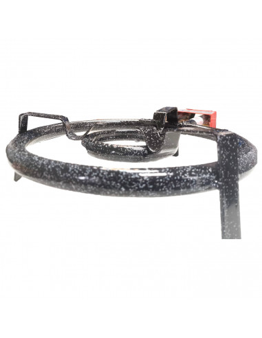 Tradineur - Quemador paellero gas butano, diámetro 34,5 cm, aro paellero esmaltado con patas, hornillo paellas, homologado, exte