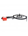 Tradineur - Quemador paellero gas butano, diámetro 34,5 cm, aro paellero esmaltado con patas, hornillo paellas, homologado, exte