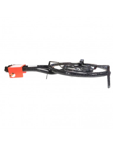 Tradineur - Quemador paellero gas butano, diámetro 40,5 cm, aro paellero esmaltado con patas, hornillo paellas, homologado, exte
