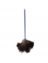Plumero de avestruz extensible de 58 a 104 cm, mango telescópico de plástico con agujero, plumas suaves, reutilizable, lavable,