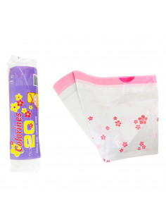 Pack de 20 bolsas de basura de plástico reciclable 45 x 47 cm, capacidad 20 litros, especial baño, perfumadas, cierre fácil, alt