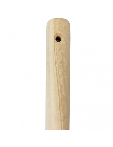 Artema - Mango de madera natural para pico 90 cm, mango, palo de repuesto con agujero, madera sin tratar, resistente y duradero