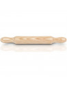 Rodillo de madera para amasar 57 x 5 cm para cocina, repostería, agarradores laterales, accesorio amasador de panadero para esti