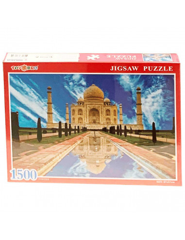 Puzzle 1500 piezas, rompecabezas clásico para adultos 87 x 57 cm, jigsaw puzzle, coliseo romano, taj mahal, machu picchu, retos