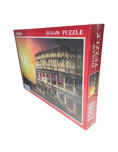 Puzzle 1500 piezas, rompecabezas clásico para adultos 87 x 57 cm, jigsaw puzzle, coliseo romano, taj mahal, machu picchu, retos