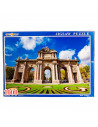 Puzzle 1000 piezas, rompecabezas clásico para adultos 75 x 50 cm, jigsaw puzzle, Nueva York, Puerta de Alcalá, Fontana di Trevi,