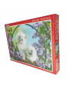 Puzzle 500 piezas, rompecabezas clásico 52 x 38 cm, jigsaw puzzle, animales, perro, gatos, calle con casas... retos creativos, a