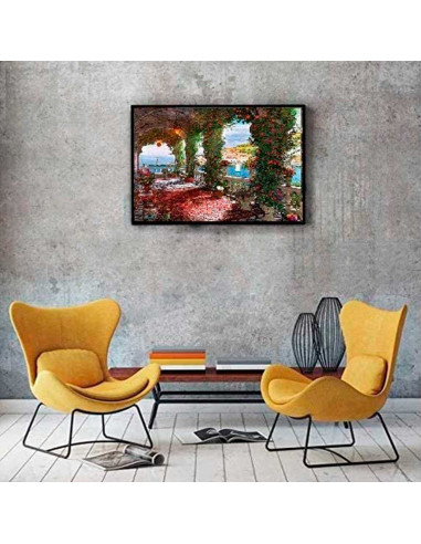 Puzzle 1000 piezas Rose Corridor, rompecabezas clásico para adultos 70 x 50 cm, jigsaw puzzle a partir de 14 años, juego educati