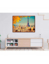Puzzle 1000 piezas Torre Eiffel, París, rompecabezas clásico para adultos 70 x 50 cm, jigsaw puzzle a partir de 14 años, juego e