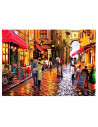 Puzzle 1000 piezas Coffee Street, rompecabezas clásico para adultos 70 x 50 cm, jigsaw puzzle a partir de 14 años, juego educati