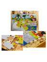 Puzzle infantil 35 piezas, rompecabezas para niños 60 x 44 cm, jigsaw puzzle, animales de boque, zoo, dinosaurios, cachorros...