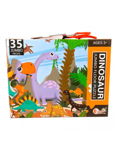 Puzzle infantil 35 piezas, rompecabezas para niños 60 x 44 cm, jigsaw puzzle, animales de boque, zoo, dinosaurios, cachorros...