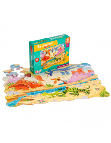 Puzzle infantil 45 piezas, rompecabezas para niños 44 x 31 cm, jigsaw puzzle a partir de 3 años, construcción, animales de granj