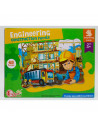 Puzzle infantil 45 piezas, rompecabezas para niños 44 x 31 cm, jigsaw puzzle a partir de 3 años, construcción, animales de granj