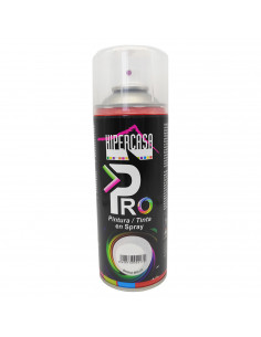 Hipercasa - Spray de pintura barniz brillo 400 ml, válido para multitud de superficies y materiales, uso en exterior y lugares b