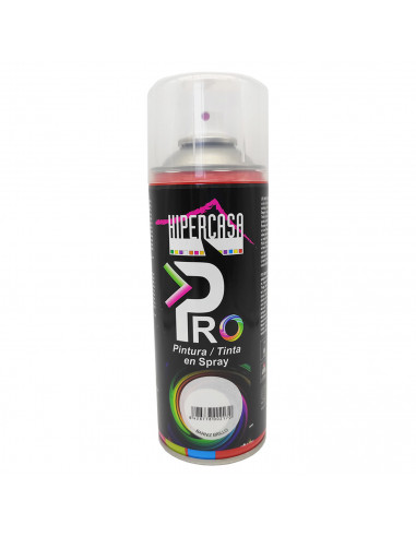 Hipercasa - Spray de pintura barniz brillo 400 ml, válido para multitud de superficies y materiales, uso en exterior y lugares b