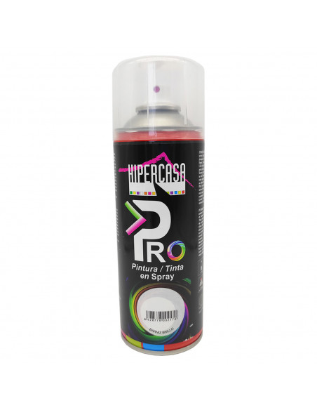 Hipercasa - Spray de pintura barniz brillo 400 ml, válido para multitud de superficies y materiales, uso en exterior y lugares b Hipercasa - Spray de pintura barniz brillo 400 ml, válido para multitud de superficies y materiales, uso en exterior y lugares b