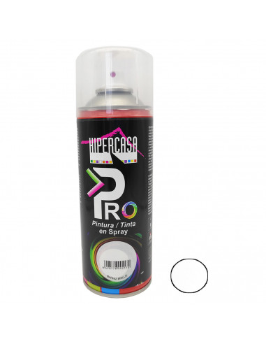 Hipercasa - Spray de pintura barniz brillo 400 ml, válido para multitud de superficies y materiales, uso en exterior y lugares b