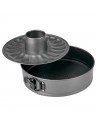LyfeStyle - Set molde desmontable 26 cm + molde fondo savarin 26 cm. Recipiente para horno, repostería, bizcochos, tartas, paste