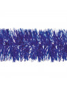 Tradineur - Guirnalda navideña azul 5 x 150 cm, espumillón brillante, oropel colgante, decoración navidad, árbol, chimeneas, esc