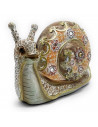 Figura de caracol decorativo de resina "Kino" 21 cm, escultura animal para interior, decoración de salón, dormitorio, hogar, reg