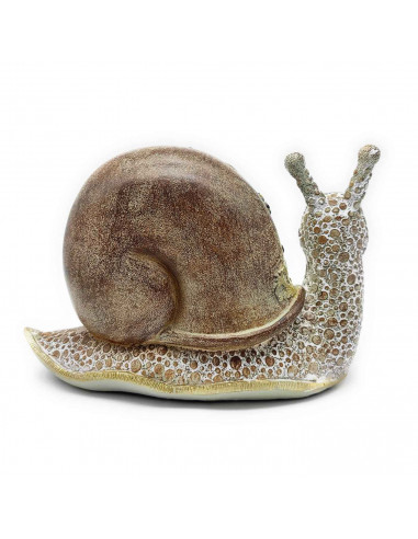 Figura de caracol decorativo de resina "Kino" 21 cm, escultura animal para interior, decoración de salón, dormitorio, hogar, reg