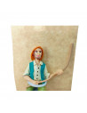 Tradineur - Figura de pescador para belén navideño 8 cm, durexina, figura decorativa nacimiento, pesebre, navidad, decoración tr