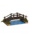 Tradineur - Pozo, noria o puente para belén navideño 7,5 x 15,5 x 9 cm, resina, figuras para nacimiento, pesebre, navidad, decor