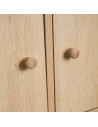 Aparador con 4 puertas y patas, madera MDF, 70 x 35 x 78,6 cm, mueble almacenamiento para dormitorio, salón, mobiliario de almac