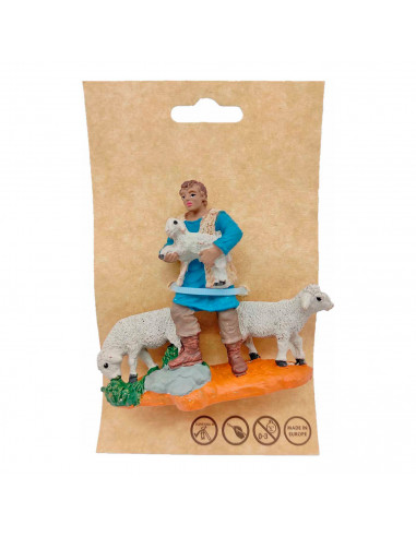 Figura de oficios para belén navideño 8 cm, durexina, figura decorativa nacimiento, pesebre, navidad, decoración tradicional, mo