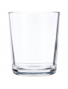 Tradineur - Set de 6 vasos de cristal 295 ml, modelo París, juego de vasos clásicos para agua, bebidas, 8 x 9 cm, resistentes, l