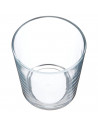 Tradineur - Set de 6 vasos de cristal 295 ml, modelo París, juego de vasos clásicos para agua, bebidas, 8 x 9 cm, resistentes, l