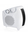 Tradineur - Calefactor küken horizontal y vertical 2000 W, calefactor de aire eléctrico de baño, termostato regulable, 2 niveles