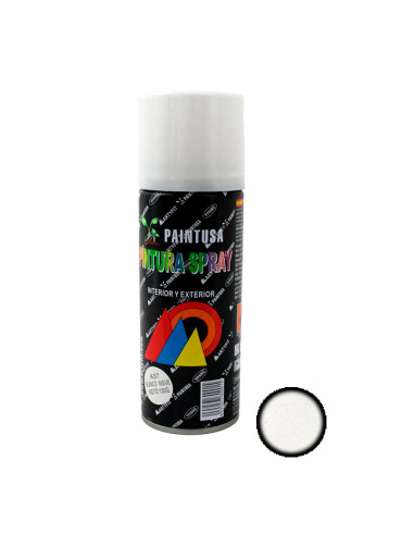 Paintusa - Bote de pintura en spray blanco nieve A37 200 ml, válido para multitud de superficies de interior y exterior: madera,
