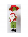 Papá Noel en paracaídas de 50 cm, poliéster, santa klaus, muñeco decorativo de navidad, regalo original, decoración festiva saló