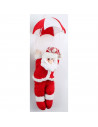 Papá Noel en paracaídas de 50 cm, poliéster, santa klaus, muñeco decorativo de navidad, regalo original, decoración festiva saló