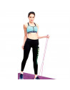 Banda elástica de fitness para ejercitar piernas y brazos, multifunción, para yoga, estiramientos, cuerda, goma de ejercicio par