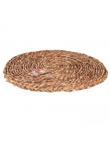 Salvamantel de mimbre redondo 40 cm, grosor 1,5 cm, soporte protector de mesa y encimera  para ollas calientes, cacerolas, sarte