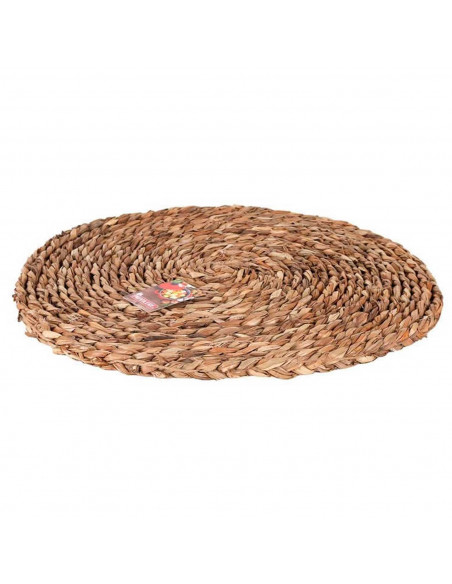 Salvamantel de mimbre redondo 40 cm, grosor 1,5 cm, soporte protector de mesa y encimera  para ollas calientes, cacerolas, sarte
