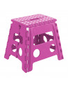Tradineur - Taburete plegable infantil de pvc multiusos 32,5 x 28,5 x 21,5 cm, banqueta, asiento de plástico resistente para niñ