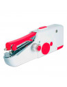 Máquina de coser portátil manual a pilas con accesorios, máquina coser a mano para principiantes, fácil de usar, puntada rápida,