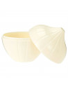 Tradineur - Guarda cebollas, plástico 9,8 x 12,2 cm, recipiente con tapa para guardar, almacenar cebollas, alimentos, caja para