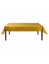 Mantel de papel biodegradable dorado 5 x 1,20 metros, rollo de mantel desechable 100% reciclable, recortable, color oro, decorac