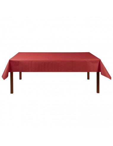 Mantel impermeable de papel, doble capa, rojo metalizado, 1,2 x 2,5 metros, rollo de mantel reciclable, recortable, decoración f
