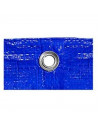 Tradineur - Toldo de polietileno azul de 5 x 8 m, impermeable, irrompible, lavable con ojetes metalizos cada metro, lona de plás